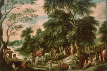 San Juan Bautista predicando